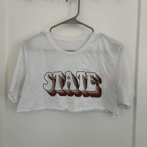FSU GAME DAY CROPPED TEE sz M